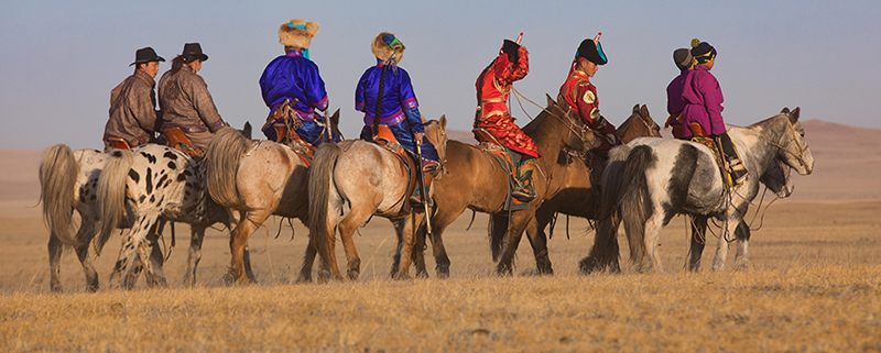 photo of winter horse festival mongolia